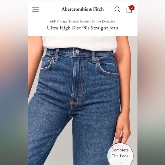 Abercrombie 90s high rise 27L - Picture 5 of 7